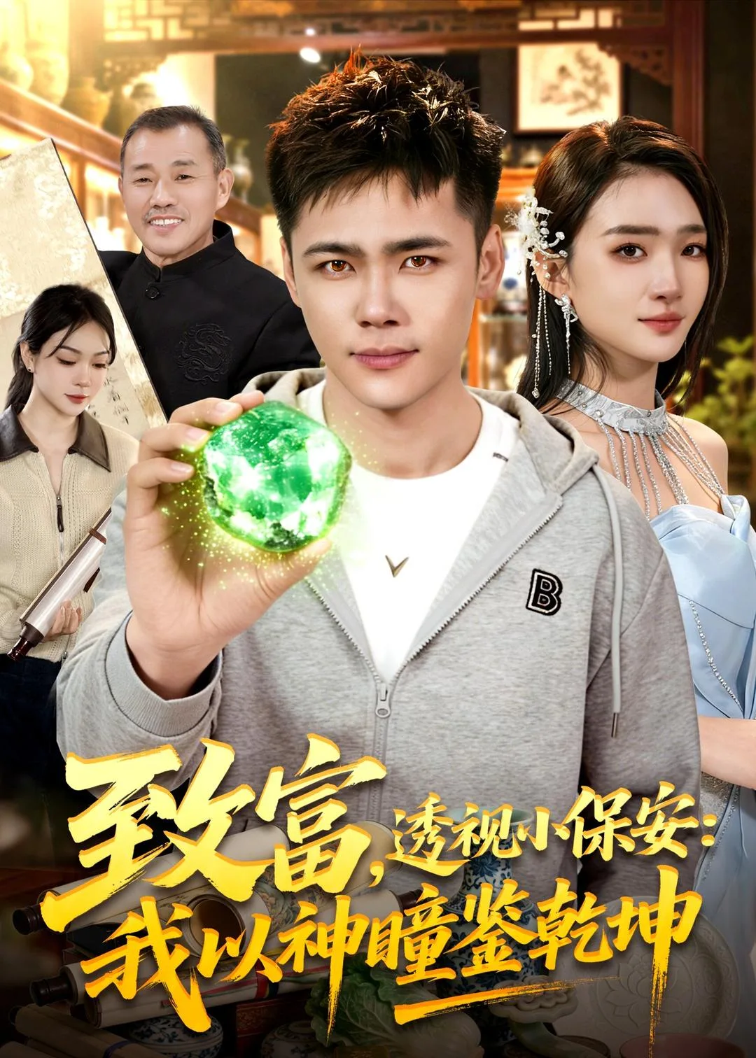 致富,透视小保安:我以神瞳鉴乾坤